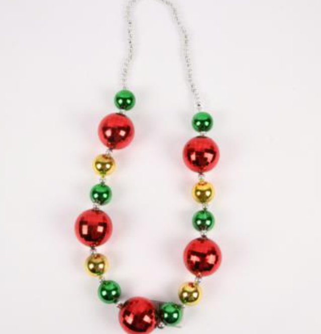 119674 HX X-MAS NECKLACE ORNAMENT (24/PK)