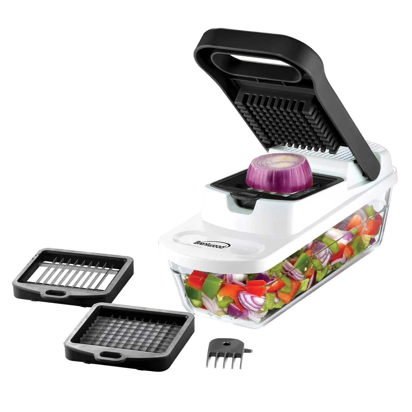 KA-5023BK Brentwood Vegetable Chopper PRO -6.75 Cups Capacity (6)