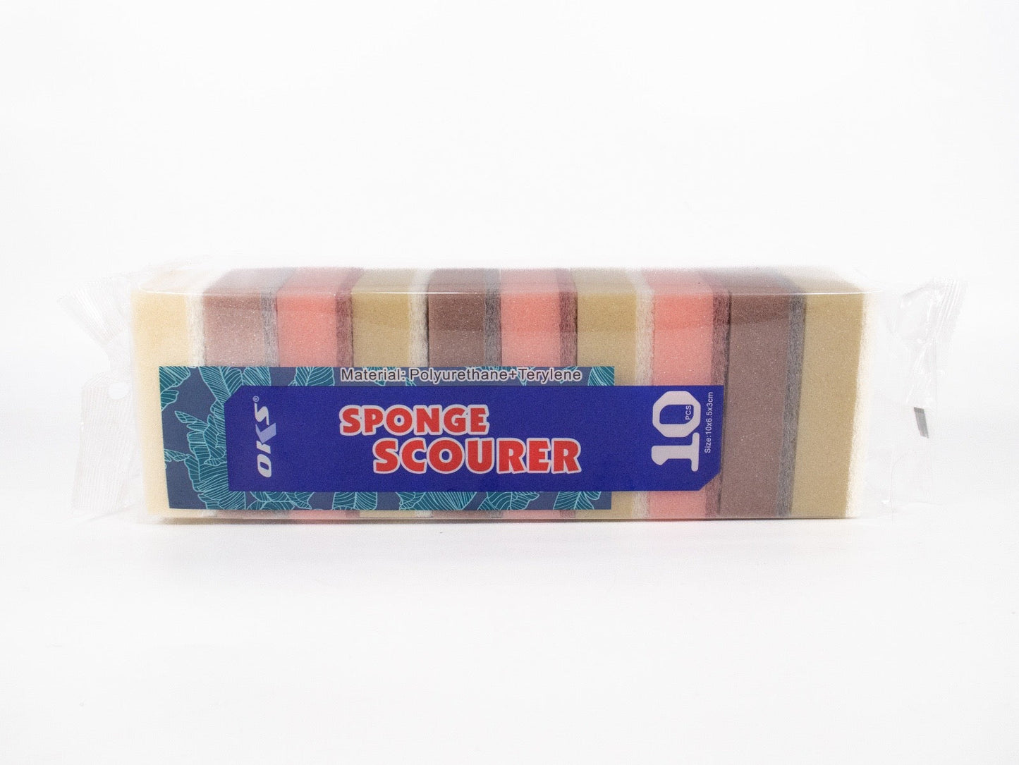 CK052  Sponge Scourer 10PCS/PACK (12/PK)