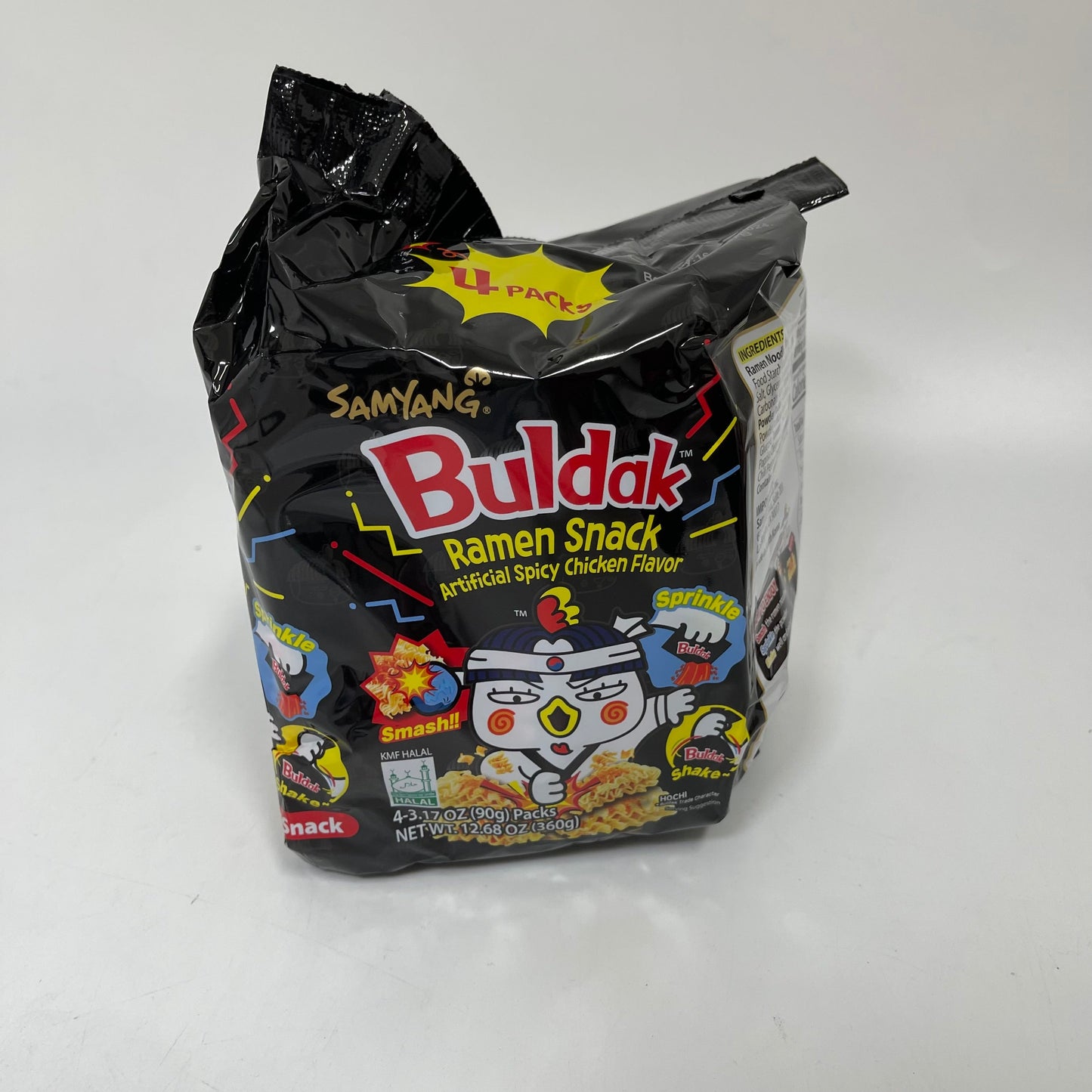 Buldak Ramen Snack 76.08oz -2.26kg (4packs-6bundlesbox)