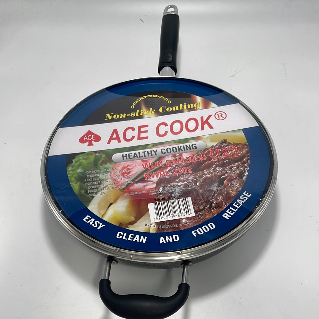 KWPL2302 30CM WOK 2H LID (6/CS)