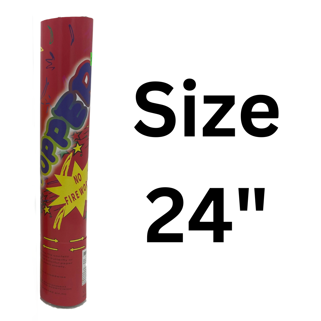 8260RDZ 24" Party Popper (12pcs)