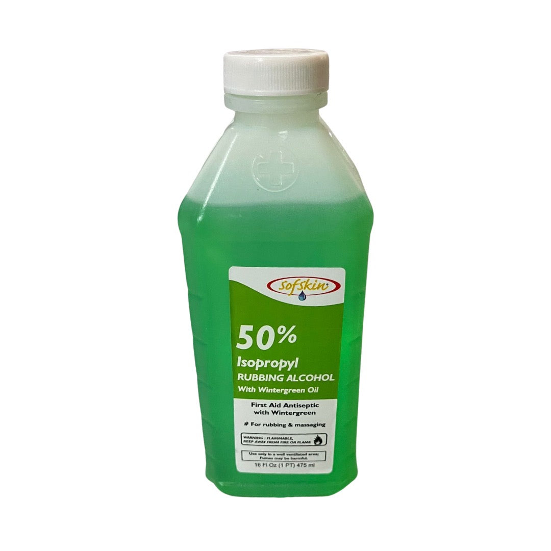 28230 Isopropyl Rubbing ALCOHOL 50% 16OZ (12)