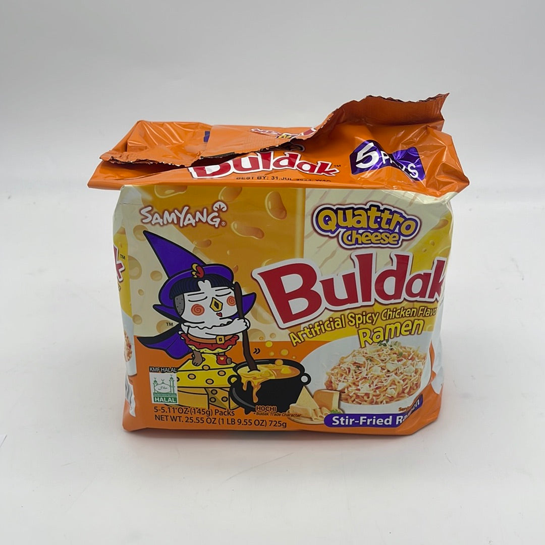 81527 General Buldak Quattro Cheese (5packs/8Bundles/Box)