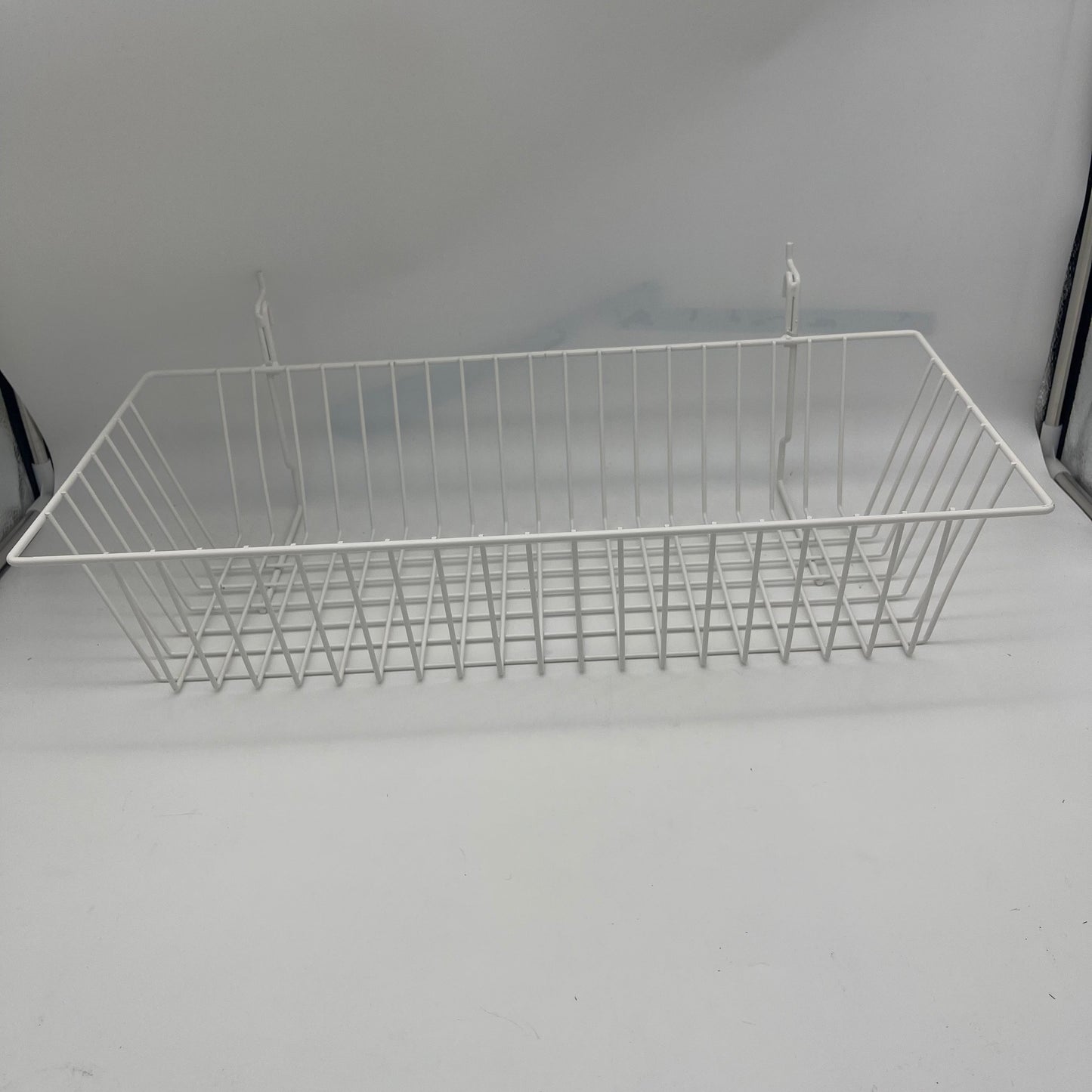 Wire Basket (6pcs) White 22”L x 5”H x 10”W
