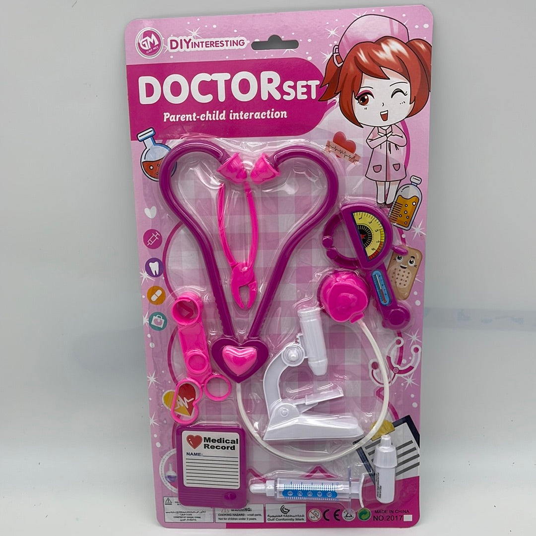 335928 15X8.3" GIRLS DOCTOR PLAY SET (72pcs)