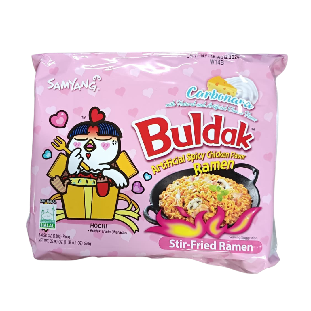 33864 General Buldak Carbonara (5packs/8Bundles/Box)