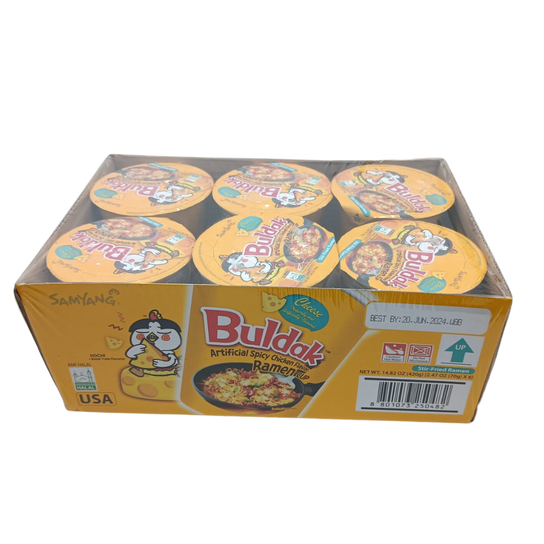 81538 Samyang Buldak Cheese Ramen (70grx6cup)