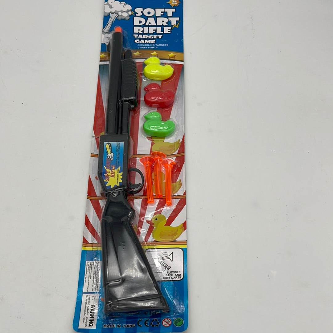 352592 21.5X5" SOFT DART REFLE & DUCK TARGET GUN SET (48pcs)