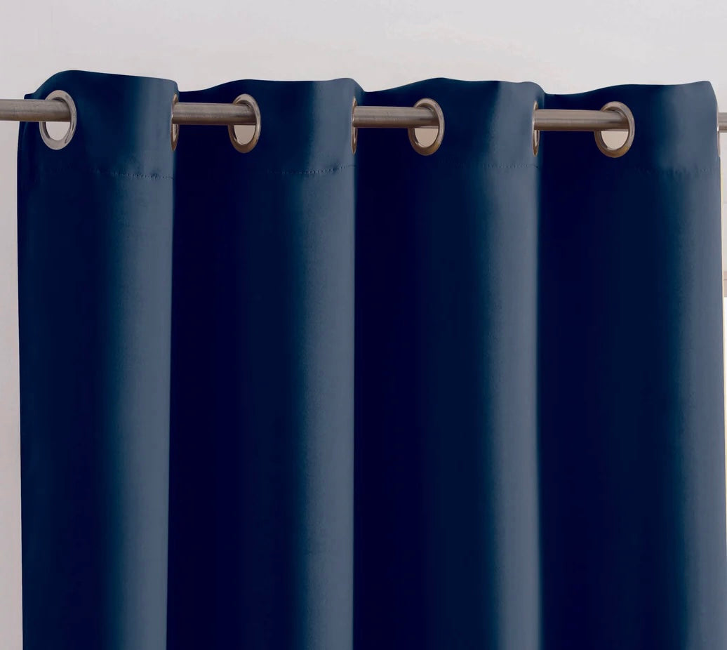 BT137-84 52X84IN SOLID WOVEN THERMAL CURTAIN WITH GROMMETS (12PCS)