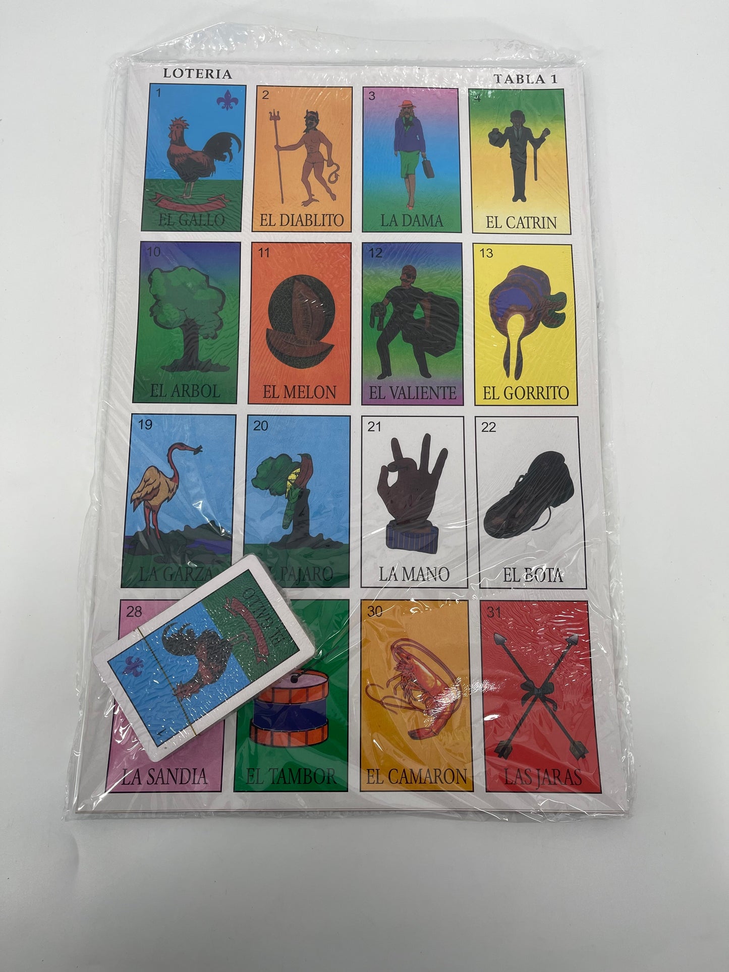 NV-3200 18.3x10.8” Jumbo Spanish Bingo card Set (60)