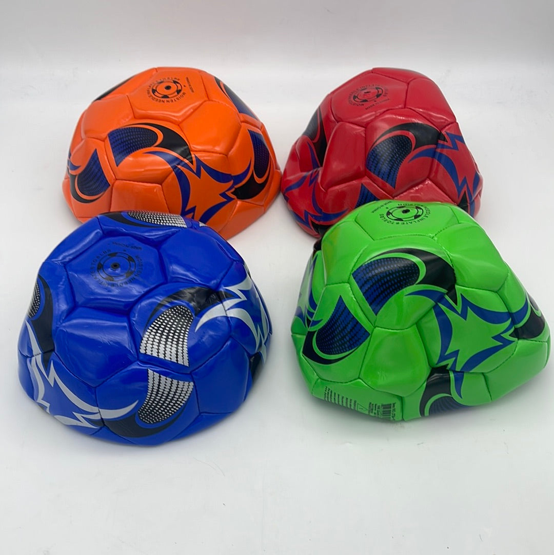 3736PVC Soccer Inflatable Ball Assorted Colors 9" (30pcs)