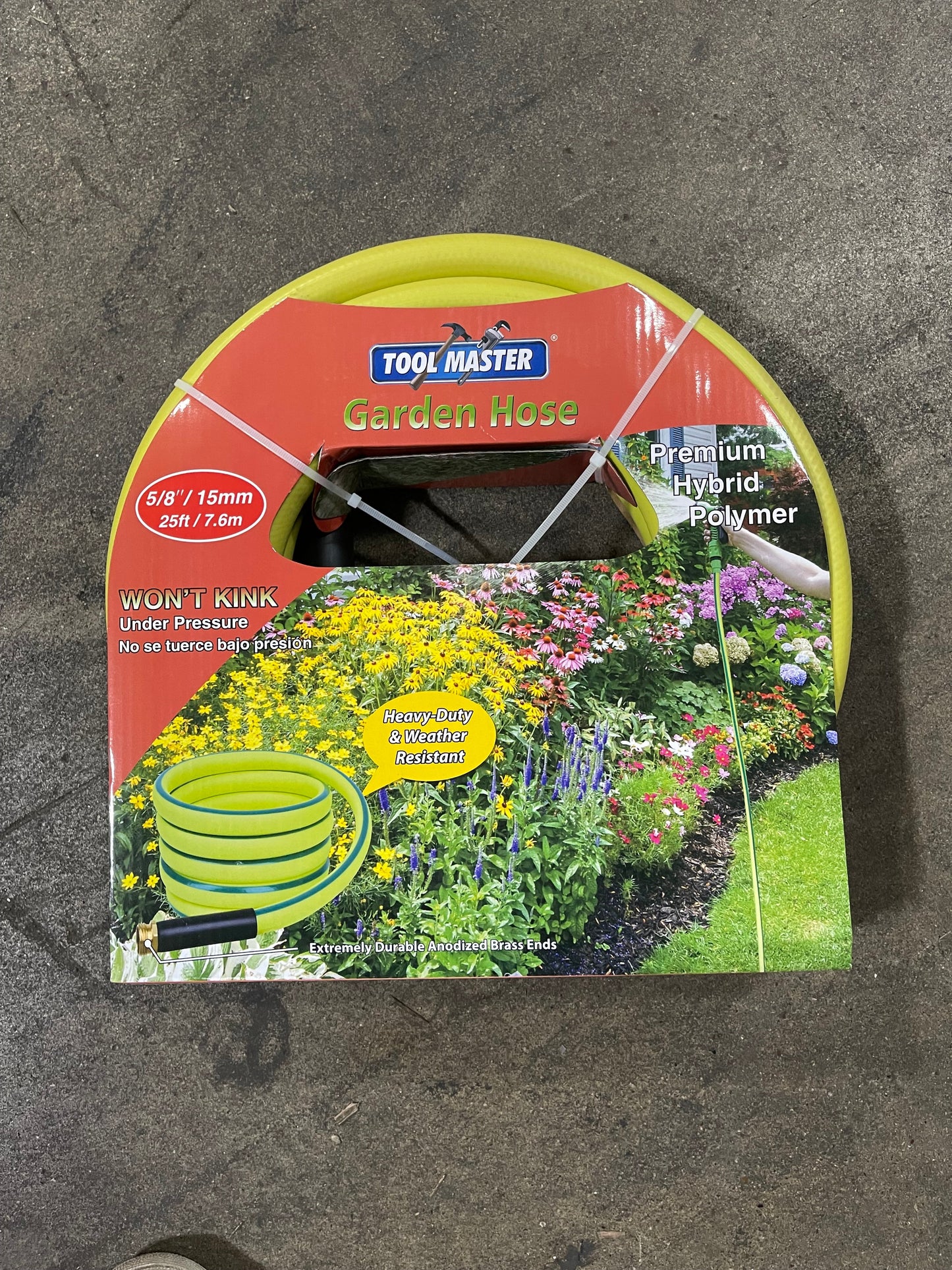 999314 25FT Rubber GARDENING WATER HOSE (8pcs)
