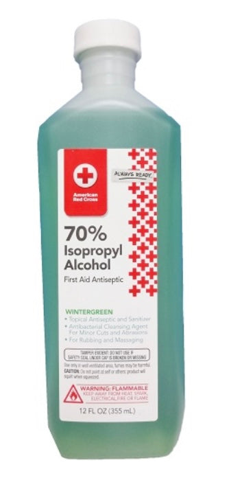 73783 American Red Cross Alcohol 70% 12oz Green (12/CS)