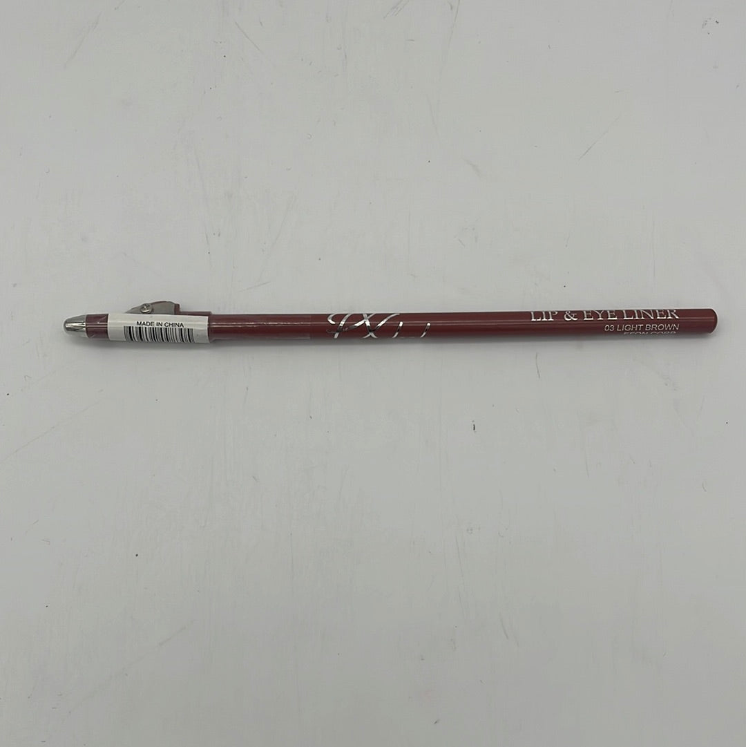 N830 Pencil w/sharpener (Light Brown) (12/DZ)