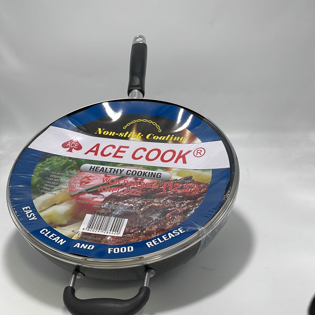 KWPL2322 32CM WOK 2H LID (6/CS)