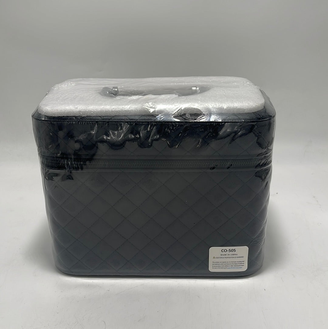 CO-505BK 3 Pcs Cosmetic Case Black (1pc)