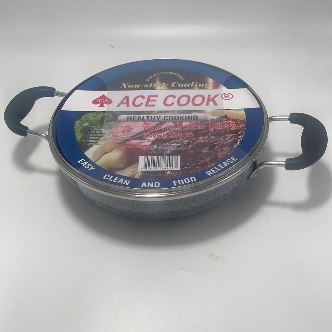 KWPL2602S 26CM WOK W/LID (6/CS)