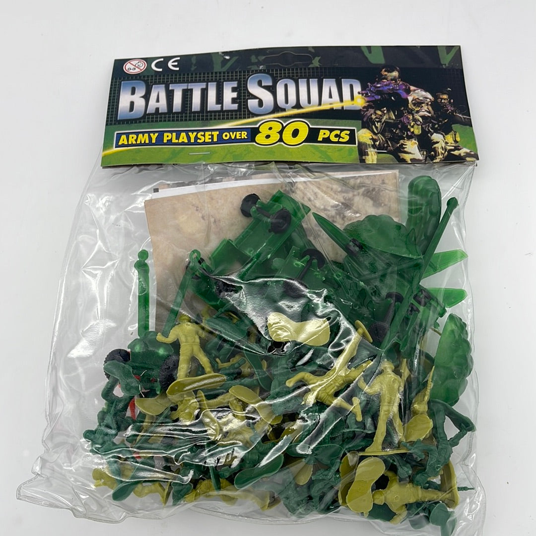 910025 11X8" SOLDIER COMBAT FIGURES SET PBH (36pcs)