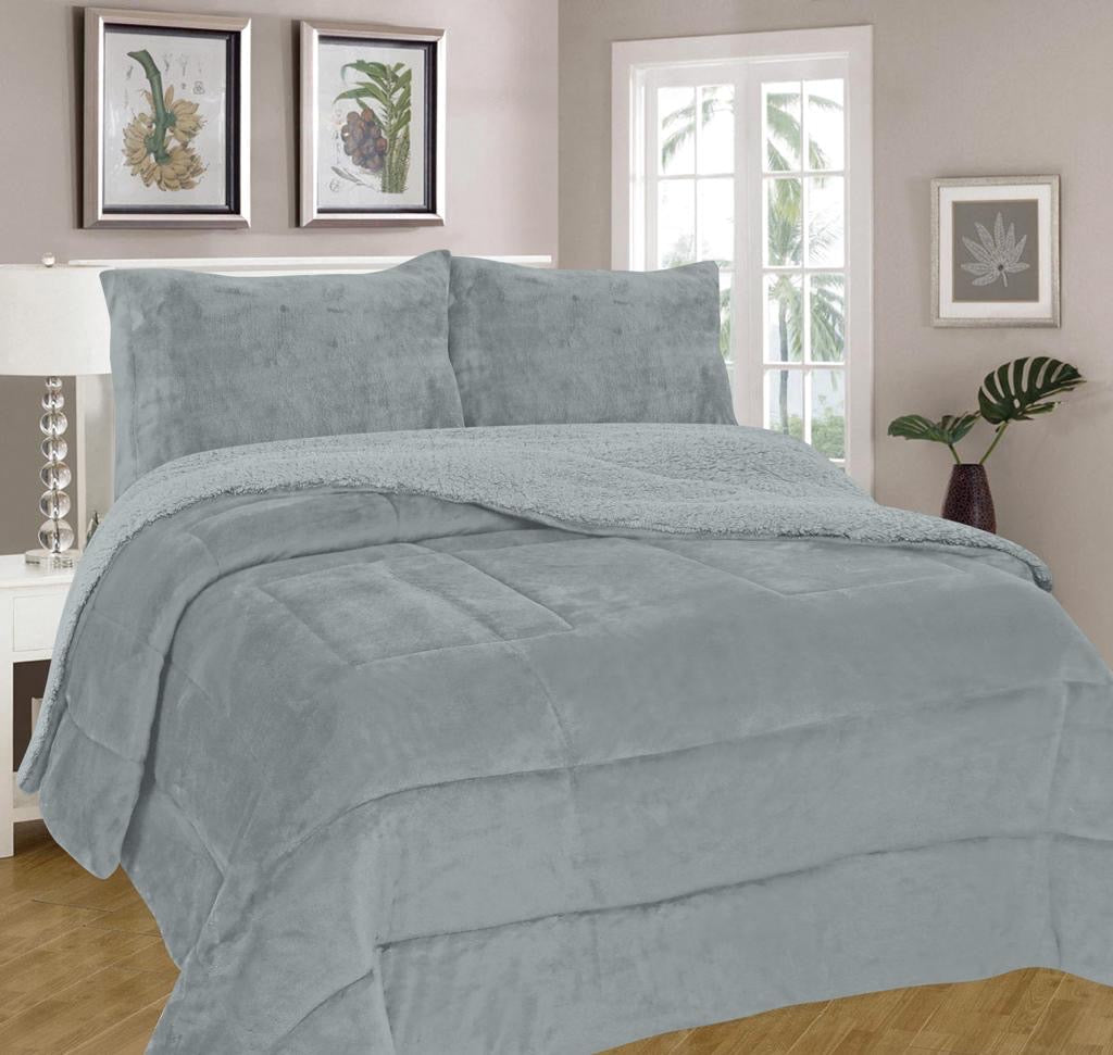 Andes (3pcs Solid Borrego Queen Gray) (7sets/box)