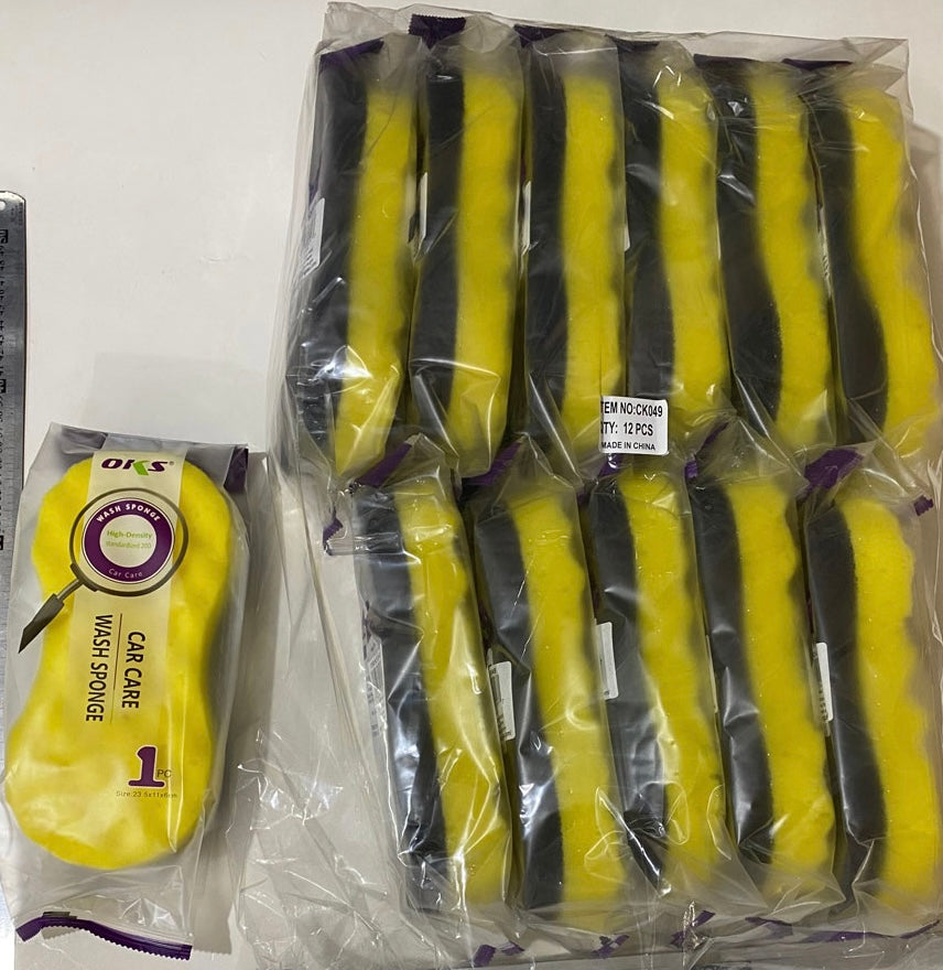 CK049 Car Wash Sponge (12pcs/PK)
