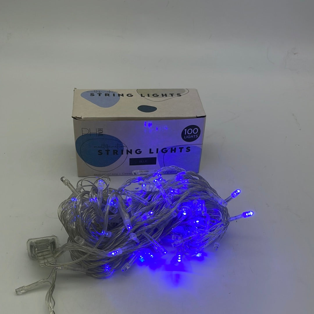 SX-100B 100 LED String Light w/ connector - Blue (50boxes)