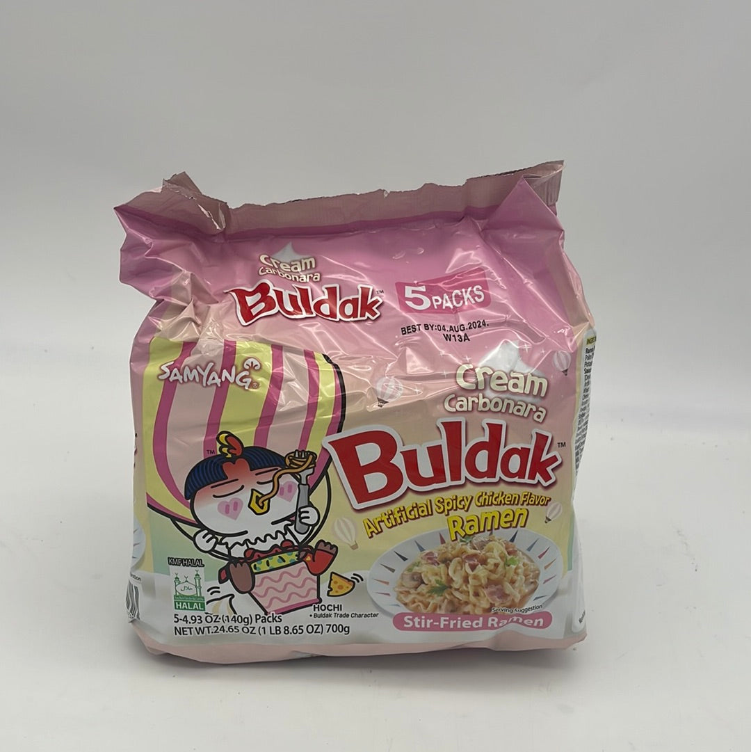 81528 General Buldak Cream Carbonara (5packs/8Bundles/Box)
