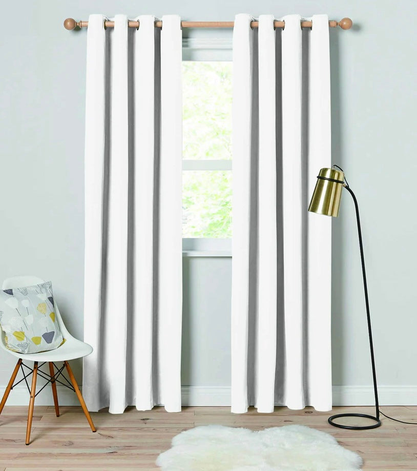 BT137-84 52X84IN SOLID WOVEN THERMAL CURTAIN WITH GROMMETS (12PCS)