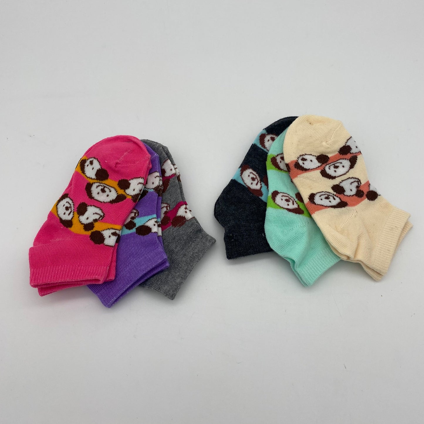 Mamia Girls Spandex Low Cut Socks 70023 (36/cs)