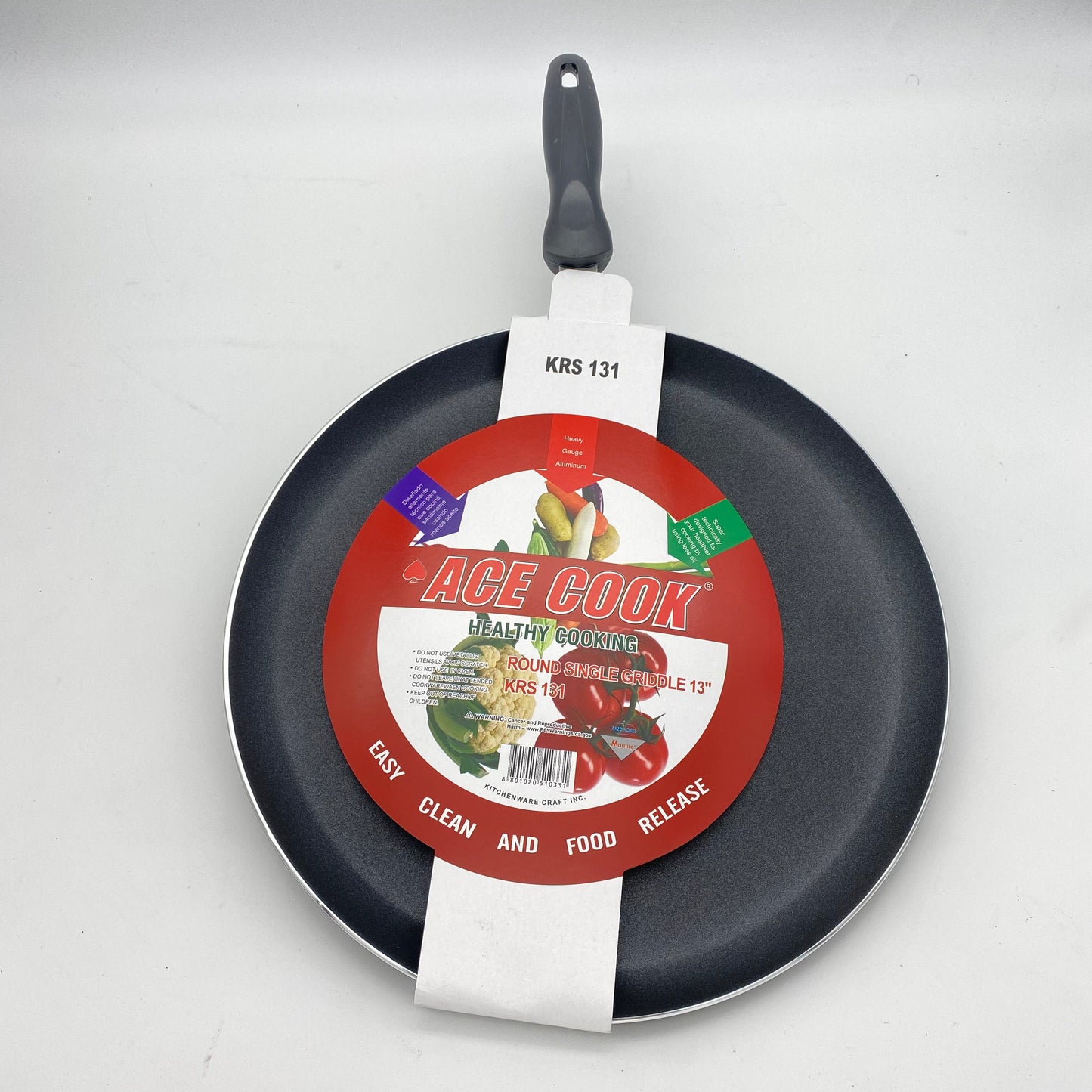 KRS131 Single Round Griddle 13” (12/CS)