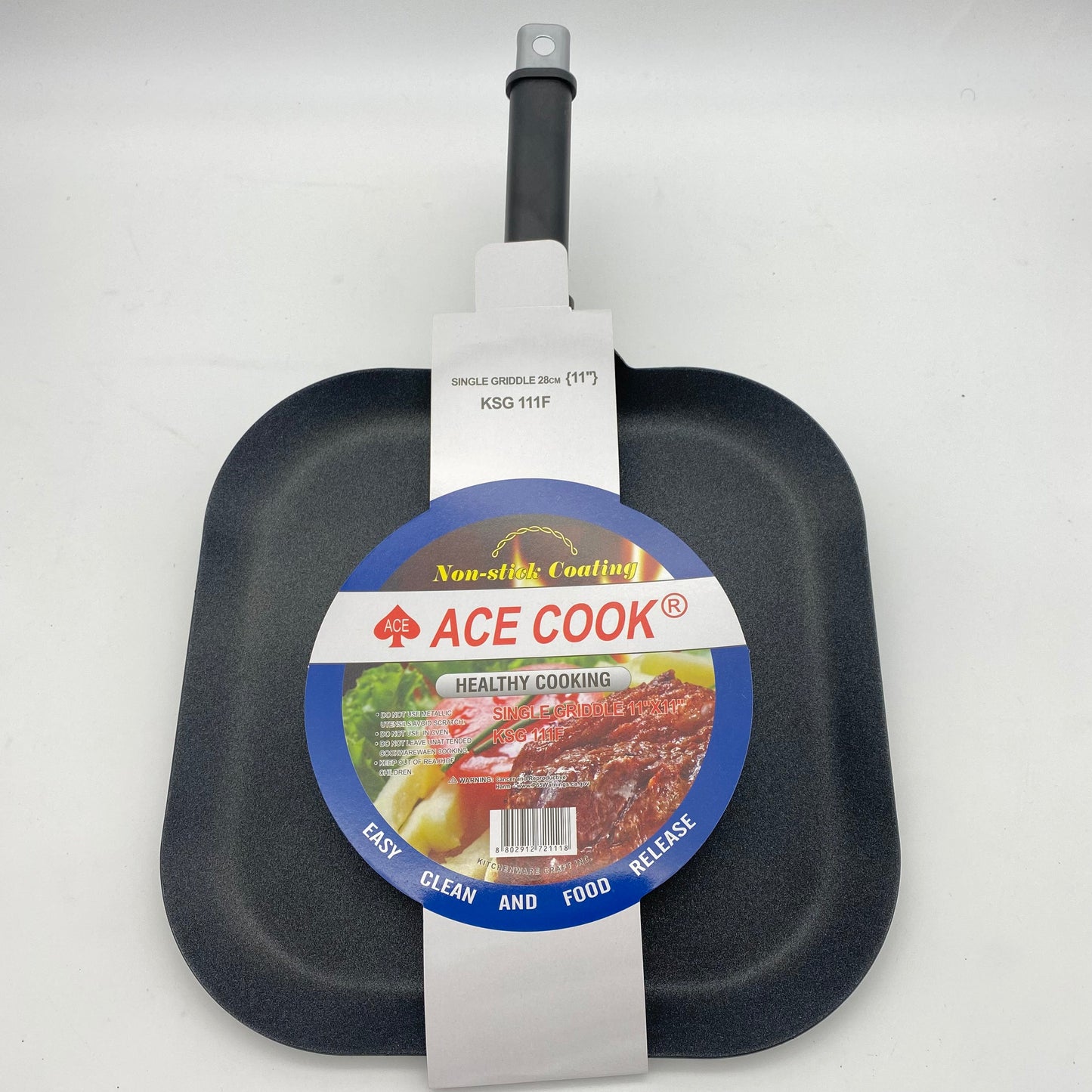 KSG111F Flat Single Griddle 11”x11” (12/CS)