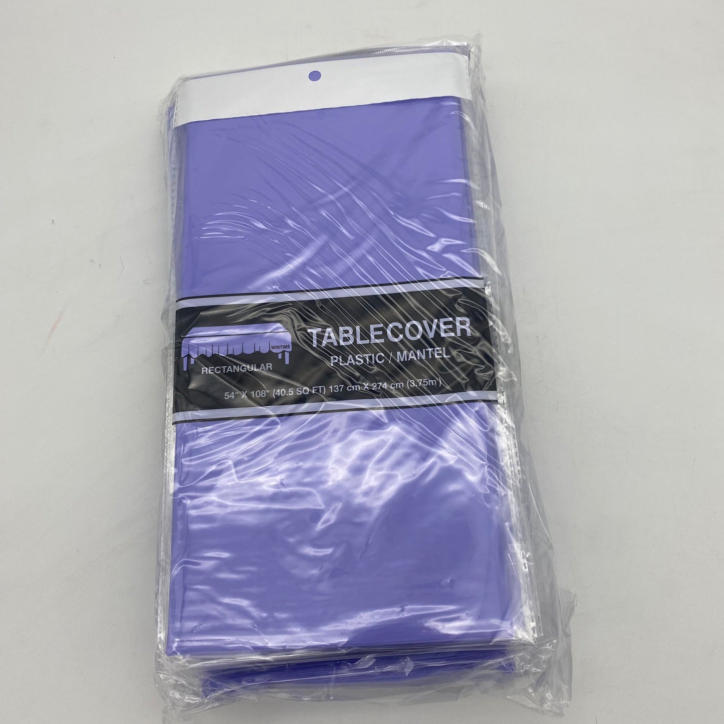 TABLE COVER: 54" X 108" RECTANGULAR: LAVENDER(12pcs)