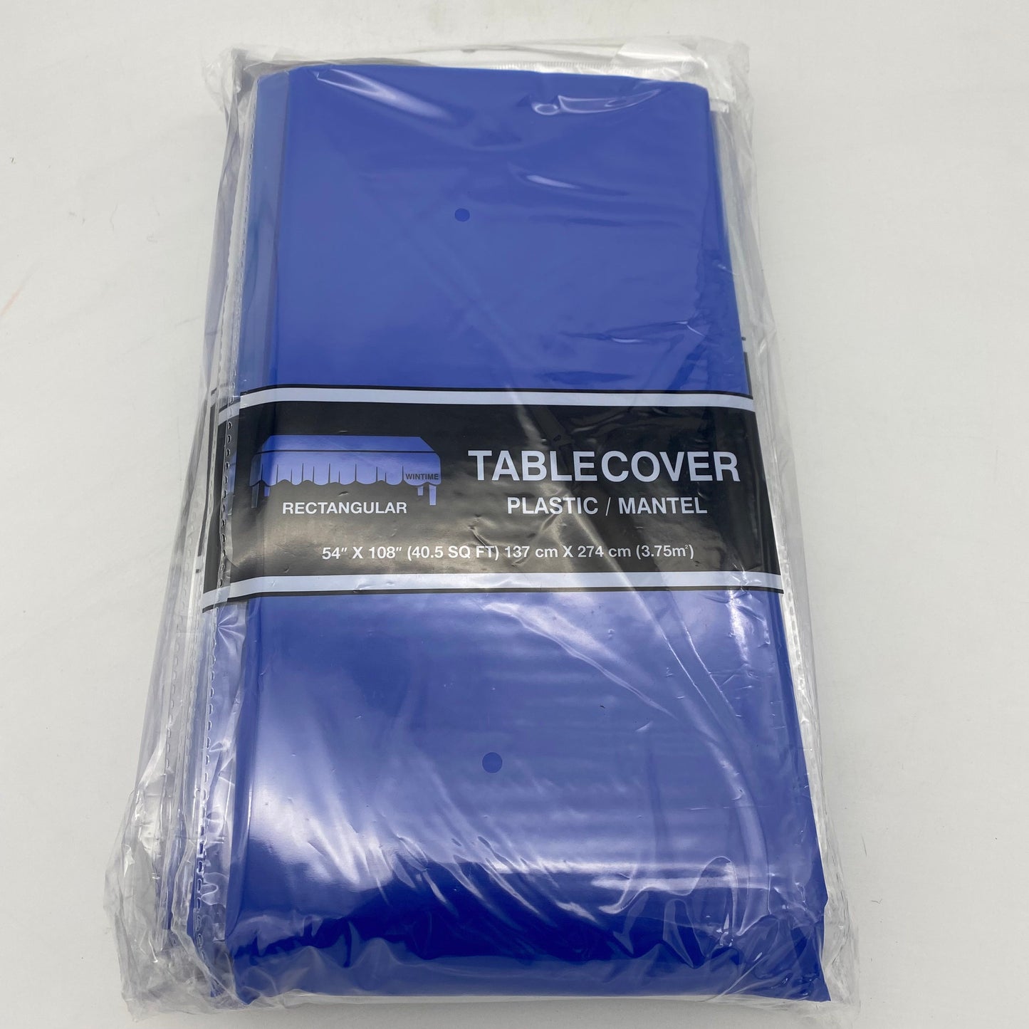 TABLE COVER: 54" X 108" RECTANGULAR: ROYAL BLUE (12/DZ)