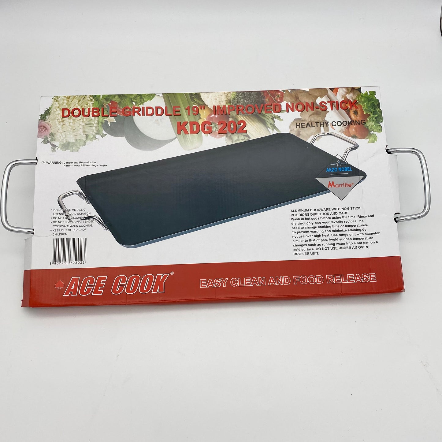 KDG202 Double Griddle 11”x20” (8/CS)