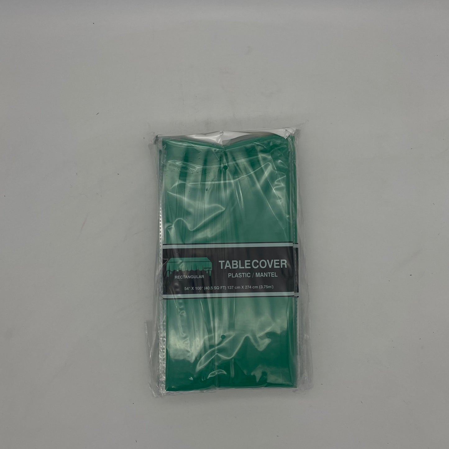 30011 TABLE COVER: 54" X 108" RECTANGULAR: EMERALD GREEN(DZ)