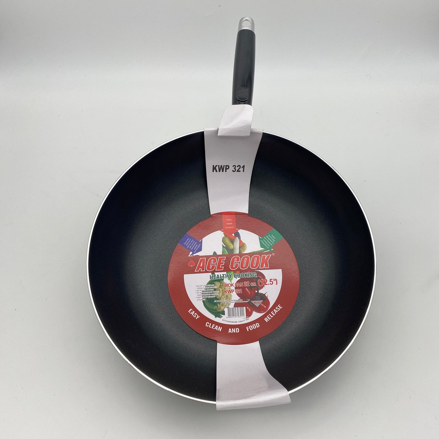 KWP321 Wok Pan Healthy Cooking 32cm (12.5in) (12/CS)
