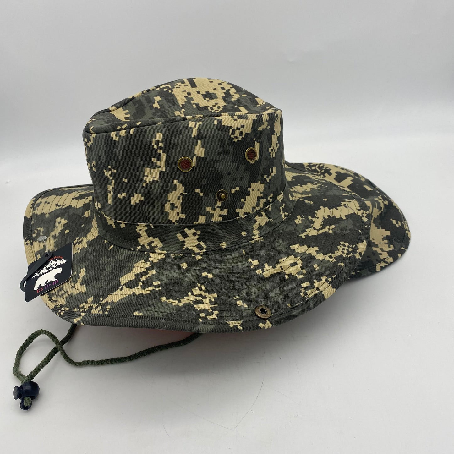 CPB024M Shawl Hat Camouflage Gray Digital (12/dz)