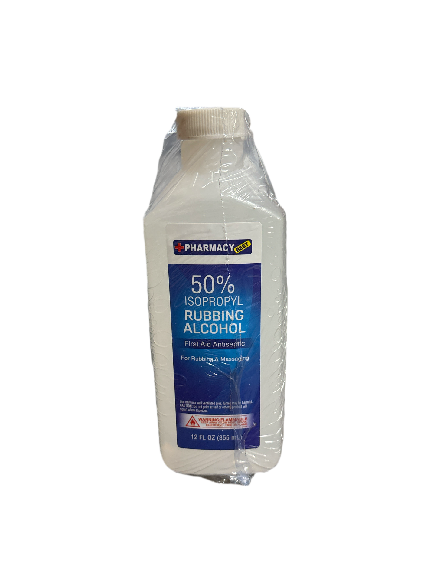 23032 Pharmacy Best Rubbing Alcohol 12oz 50% Regular   (24)