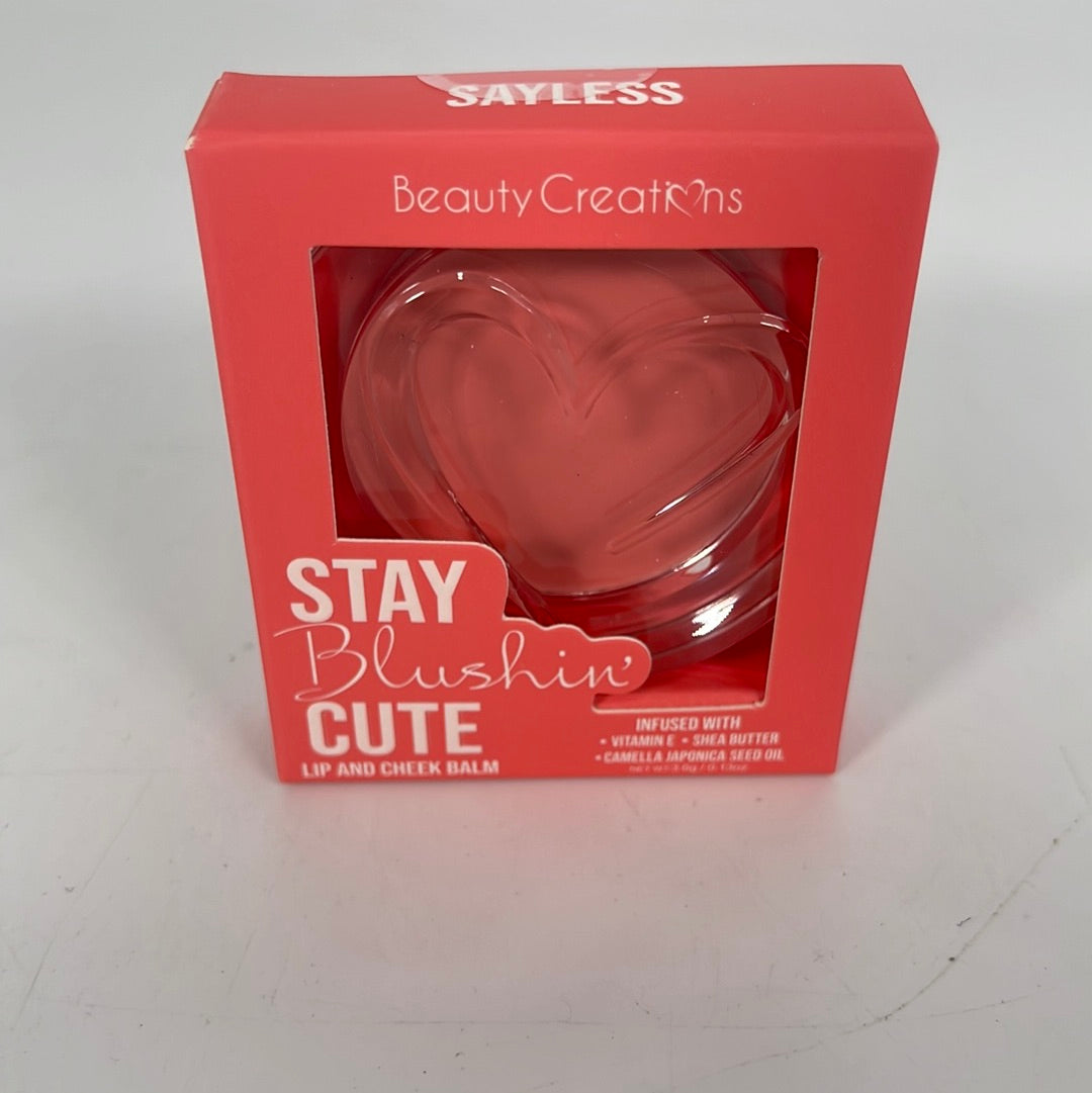 SBCB01 BC STAY BLUSHING CUTE CREAM BLUSH-  SAYLESS  REFILL 12MIN (6) Beauty Creations