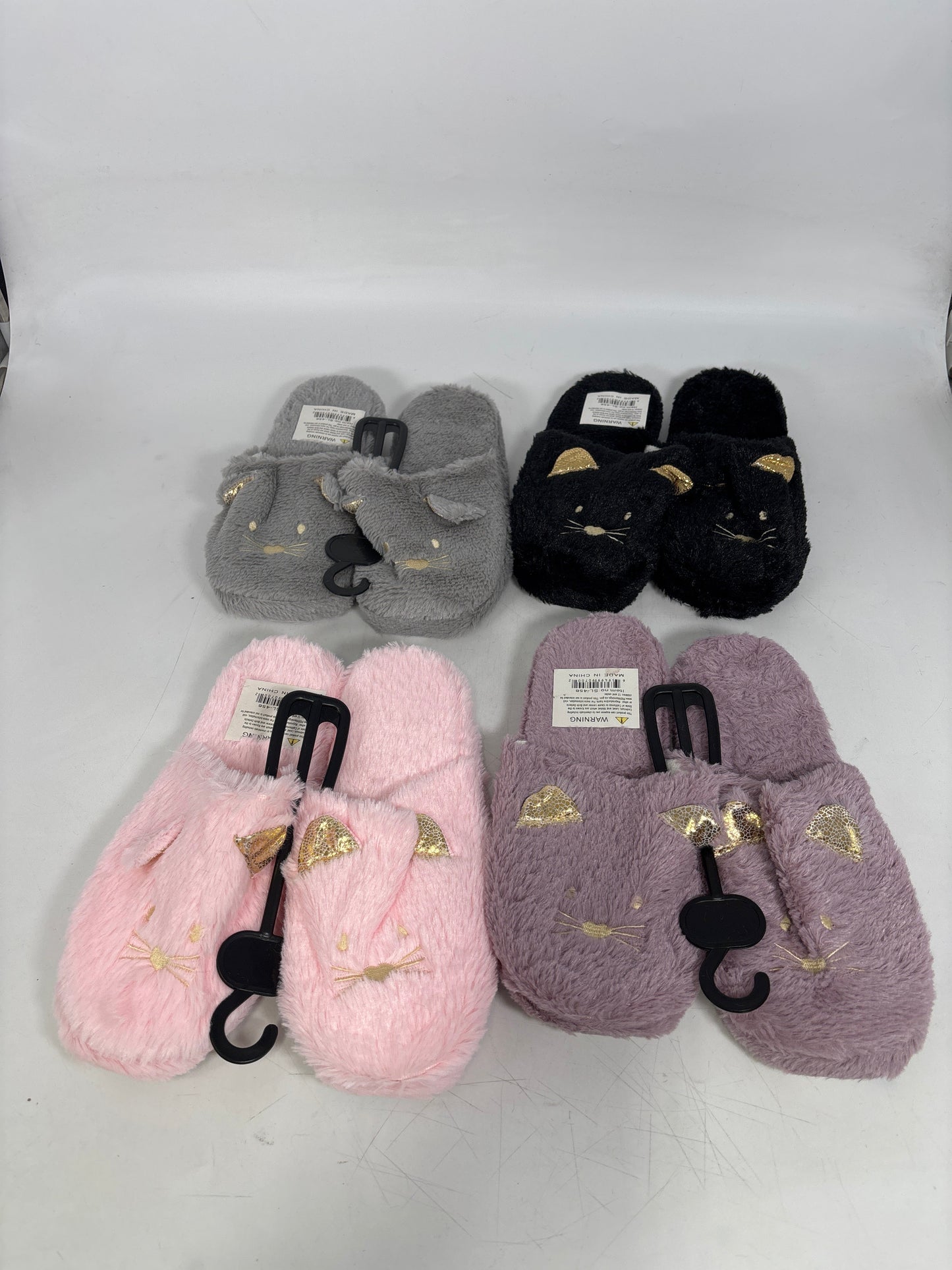 SL456 WINTER SLIPPERS WITH CUTE CAT DESIGN 6DZ/CT (12)