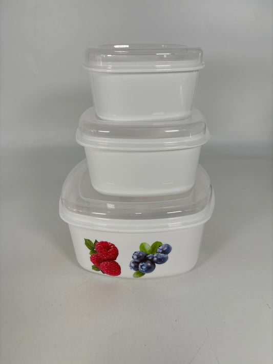 54000 Food Container 3pc Square (48pcs)