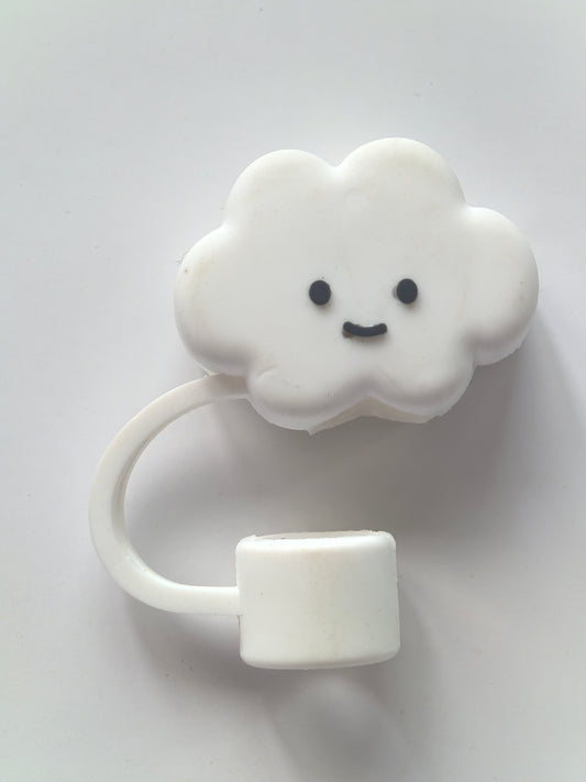 SC-CLD01-WT STRAW COVER CLOUD WHITE (12/DZ)