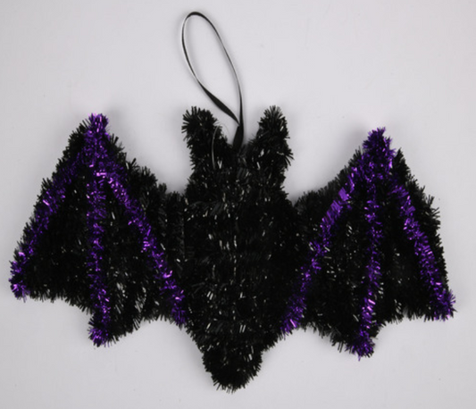 140308 HH HALLOWEEN TINSEL BAT  (48/PK)