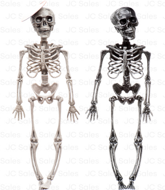 00869 HH HALLOWEEN HANGING DECO SKULLS W/ASST (24/PK)