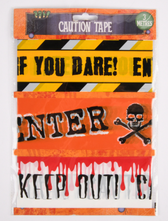 159763 HH HALLOWEEN CAUTION TAPE (24/PK)