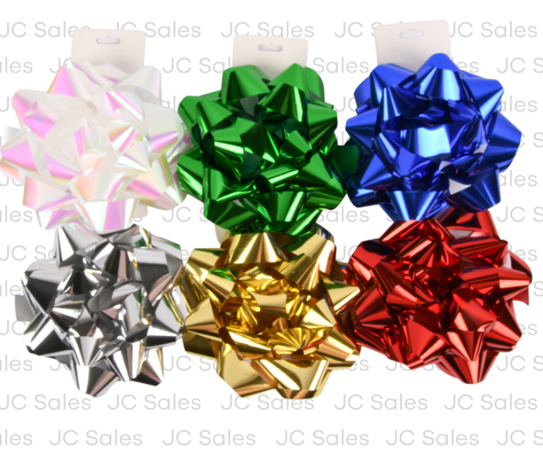 129859 PREMIUM BOW ASST COLOR 8 IN. 1 CT. (36/PK)