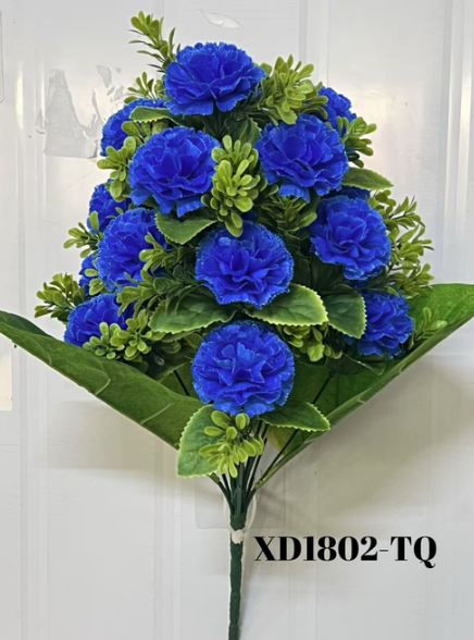 XD1802-TQ CARNATION BOUQUET BUSH X18 (12/INNER)