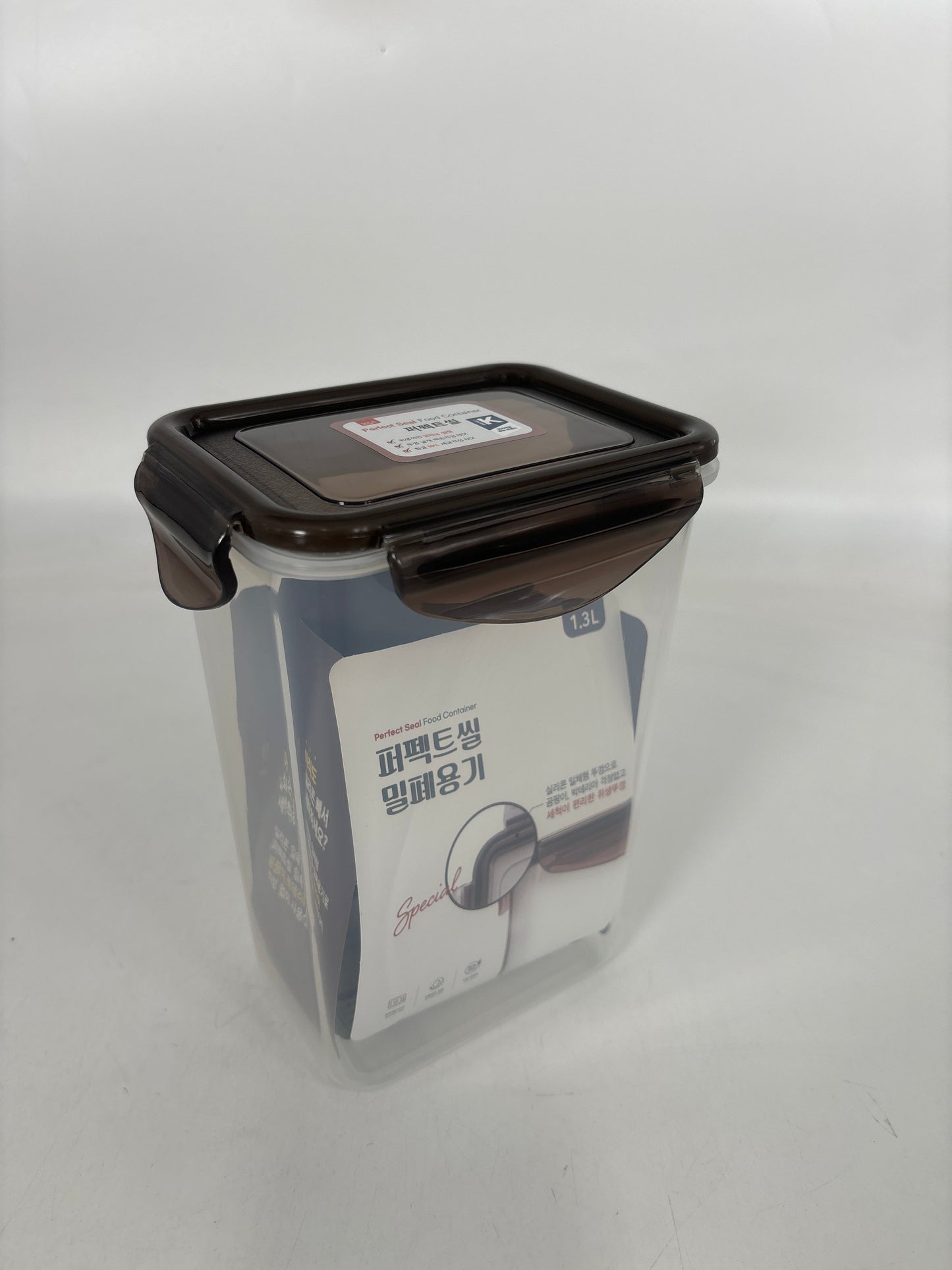 DPS-014 Perfect Seal Container Rectangular 1300ml-1.3L (24pcs)