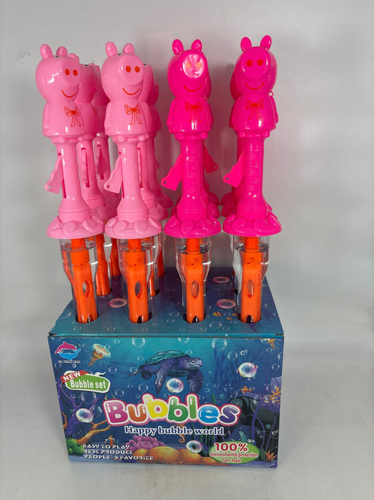 5224N 21" 12PCS Pig Jumbo Bubble Stick (12)