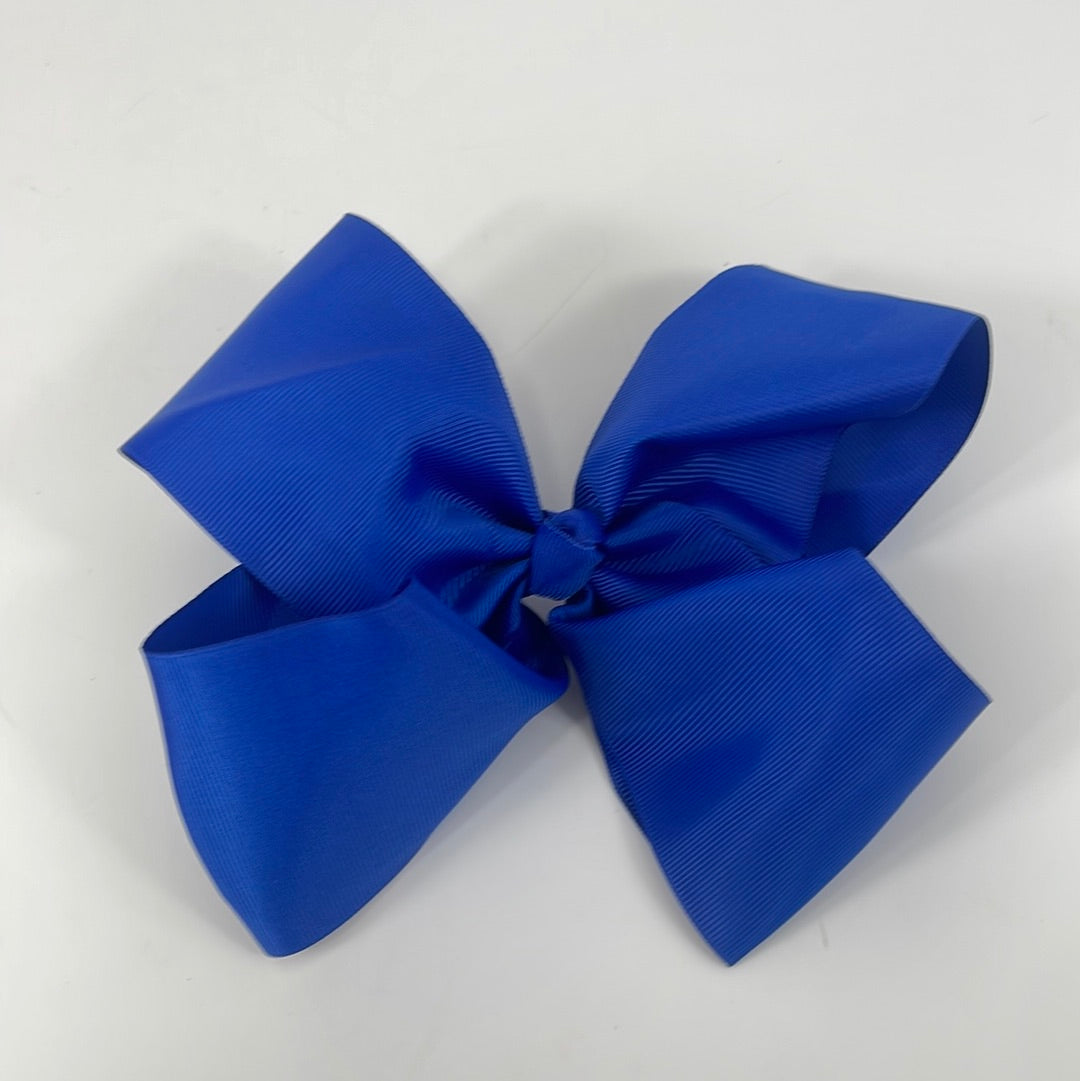 Jumbo HairBow Plain Girls (12)